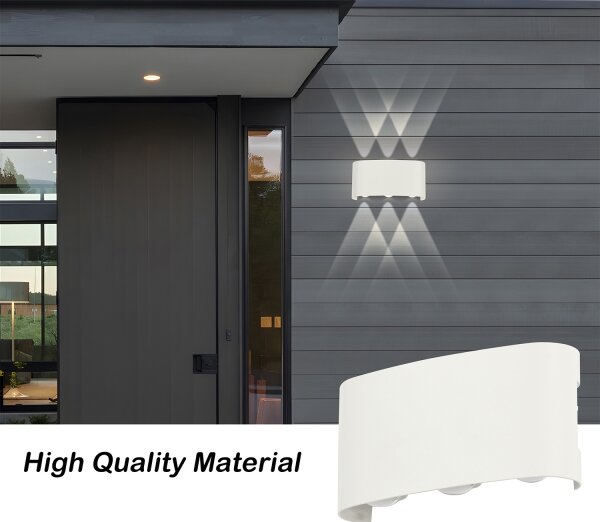 Brilagi - Applique LED da esterno FLAREBOX LED/6W/230V bianco IP65