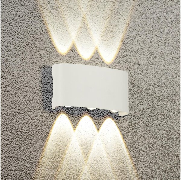 Brilagi - Applique LED da esterno FLAREBOX LED/6W/230V bianco IP65