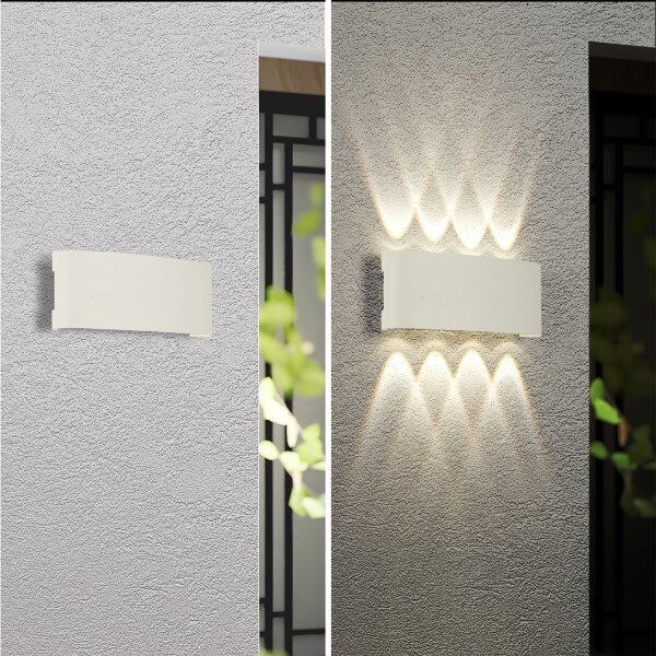 Brilagi - Applique da esterno FLAREBOX LED/8W/230V bianco IP65