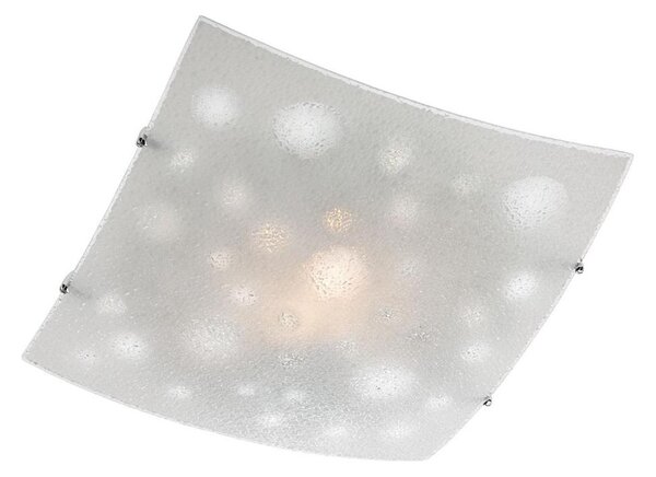 Redo 05-904 - Plafoniera ISIDE 1xE27/42W/230V 30x30 cm trasparente