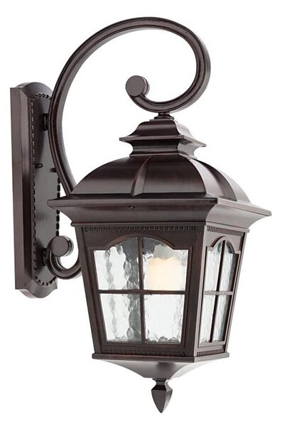 Redo 9648 - Applique da esterno YORK 1xE27/70W/230V IP44 marrone