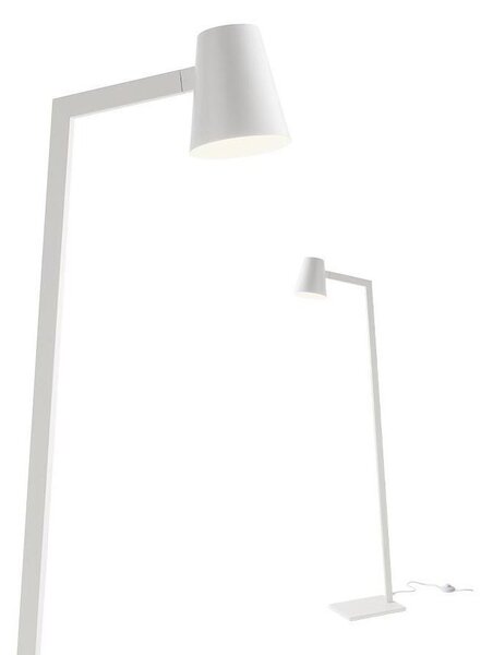 Redo 01-1556 - Lampada da terra MINGO 1xE27/42W/230V bianca