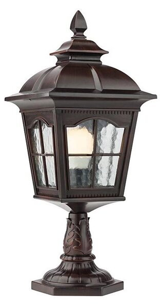 Redo 9652 - Lampada da esterno YORK 1xE27/70W/230V IP44 marrone