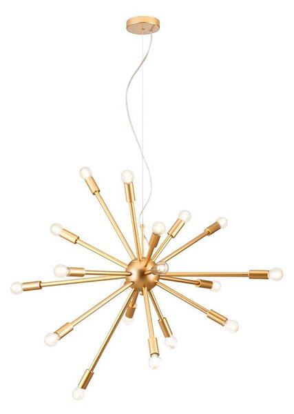 Redo 01-2935 - Lampadario sospeso a cavo STELLAR 18xE14/25W/230V, finitura dorata