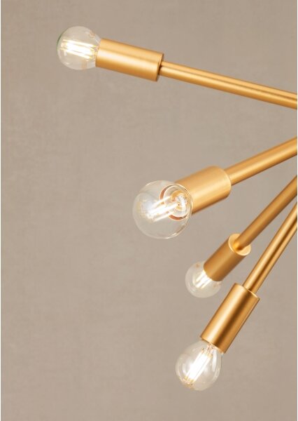 Redo 01-2935 - Lampadario sospeso a cavo STELLAR 18xE14/25W/230V, finitura dorata