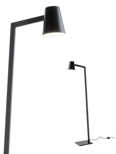 Redo 01-1557 - Lampada da terra MINGO 1xE27/42W/230V nera
