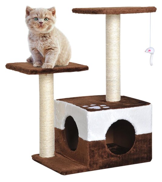 TIRAGRAFFI PER GATTI CORDA CON PALLINA TOPOLINO ALBERO SISAL GATTO