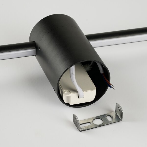 Brilagi - Lampada da parete per esterni AURA LED/20W/230V 3000K IP54 nero
