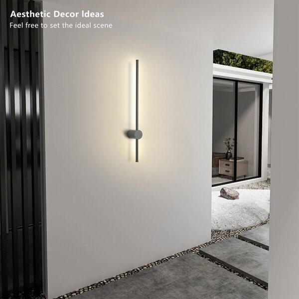 Brilagi - Lampada da parete LED per esterni AURA LED/12W/230V 4000K IP54 antracite