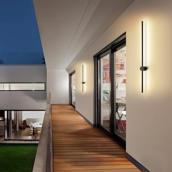 Brilagi - Lampada da parete per esterni AURA LED/20W/230V 3000K IP54 nero