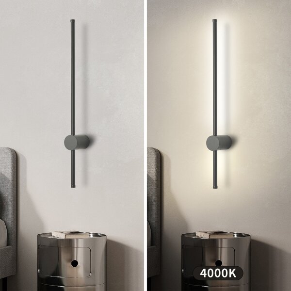 Brilagi - Lampada da parete LED per esterni AURA LED/12W/230V 4000K IP54 antracite