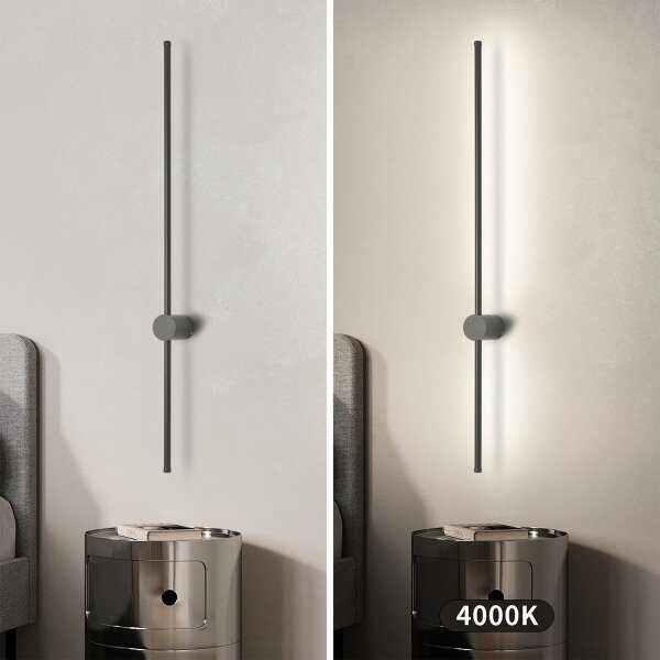 Brilagi - Applique LED da esterno AURA, 20W/230V, 4000K, IP54, antracite