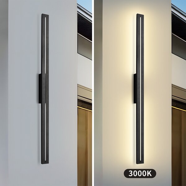 Brilagi - Applique da esterno LINEO LED/24W/230V 3000K IP65 nero
