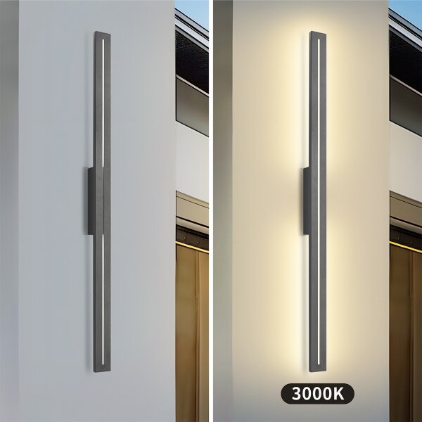 Brilagi - Lampada da parete LED per esterni LINEO LED/24W/230V 3000K IP65 antracite