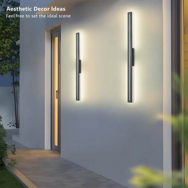 Brilagi - Lampada da parete LED per esterni LINEO LED/24W/230V 3000K IP65 antracite