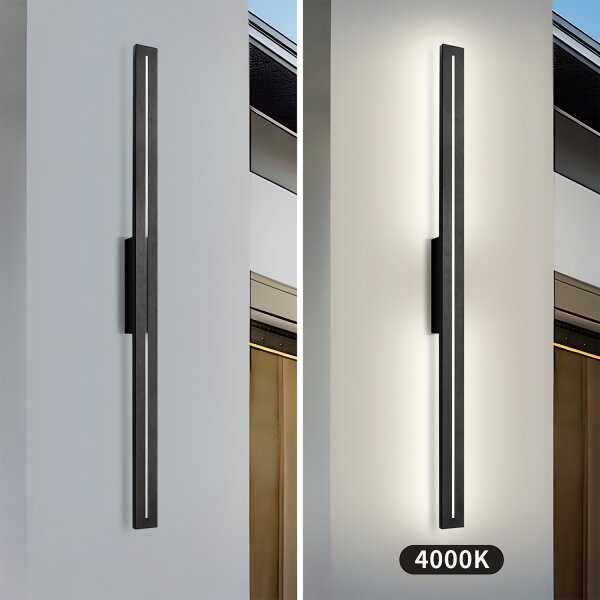Brilagi - Lampada da parete per esterni LINEO LED/24W/230V 4000K IP65 nera