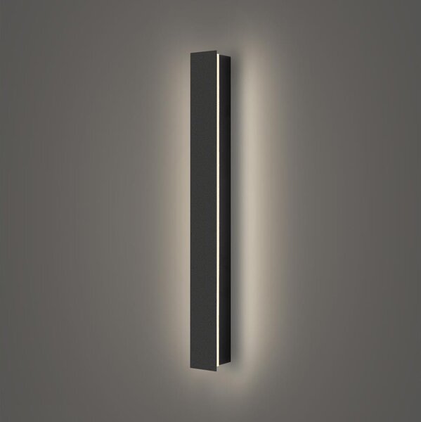 Brilagi - Applique da parete per esterni LINEAR LED, 12 W, 230 V, 4000 K, IP65, nero