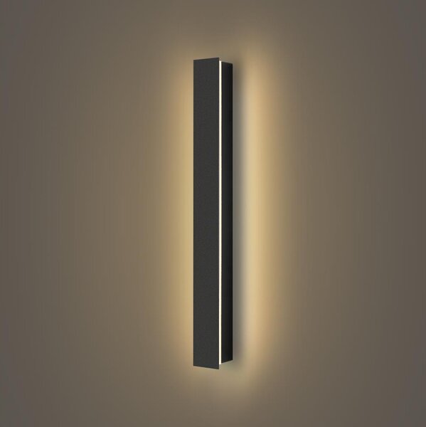 Brilagi - Lampada da parete LED per esterni LINEAR LED/12W/230V 3000K IP65 nera