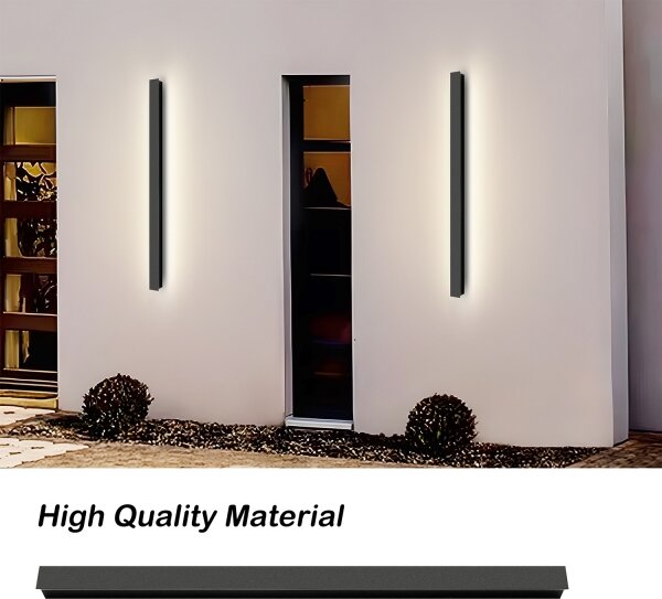 Brilagi - Applique da esterno LINEAR LED/22W/230V 3000K IP65 nera
