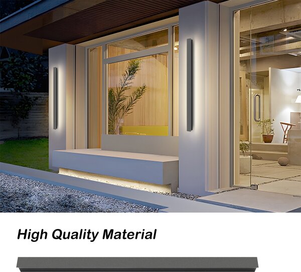 Brilagi - Applique da esterno LINEAR LED/22W/230V 3000K IP65 antracite
