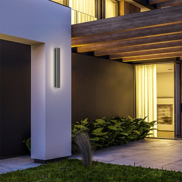 Brilagi - Applique da esterno LED LINEAR/12W/230V 4000K IP65 antracite