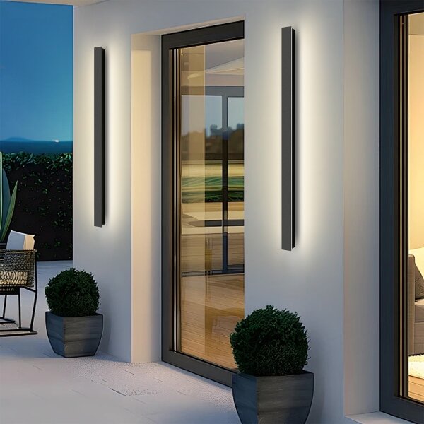 Brilagi - Applique da esterno LINEAR LED/22W/230V 3000K IP65 nera