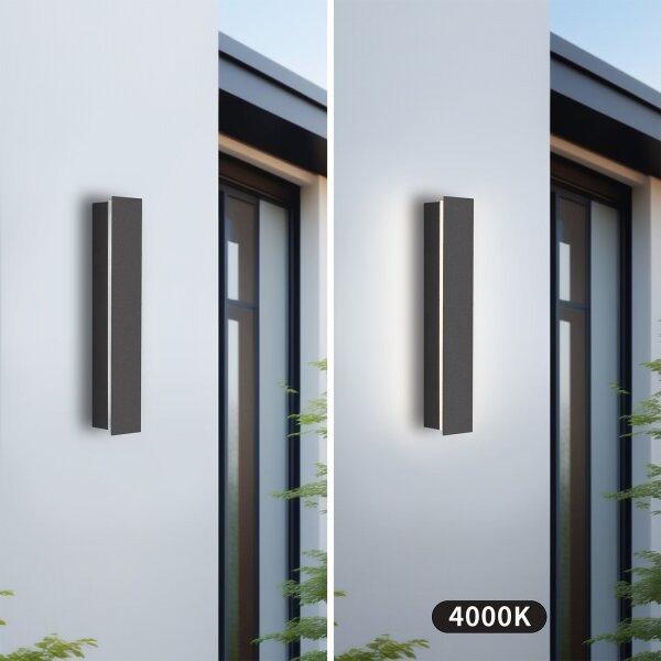 Brilagi - Applique da esterno LINEAR LED/8W/230V 4000K IP65 antracite