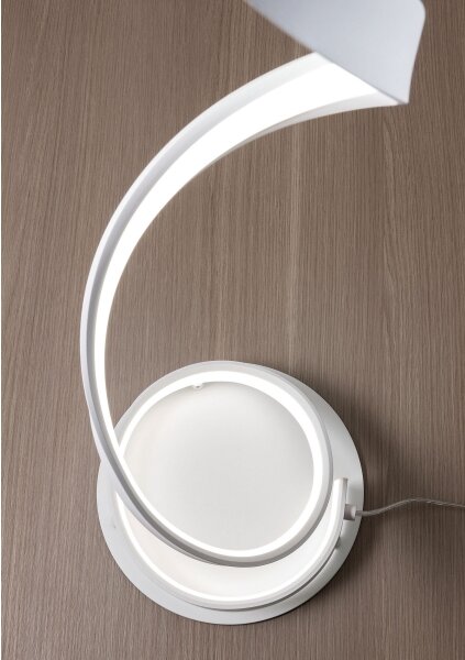 Redo 01-1815 - Lampada da tavolo a LED TORSION LED/11W/230V bianca