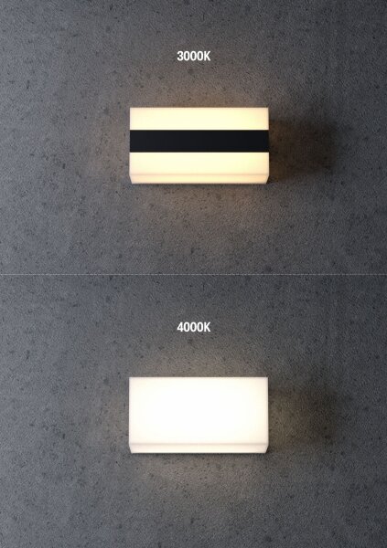 Redo 90325 - Lampada da esterno KODIAK LED 8W/230V 4000K 20 cm IP65, bianca