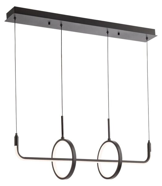 Redo 01-2705 - Lampadario a sospensione LED OLIMP LED/40W/230V 3000/4000/6500K nero
