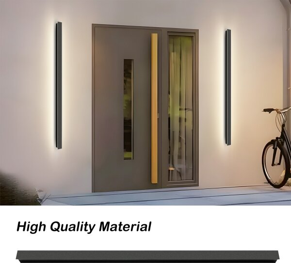 Brilagi - Applique da esterno LED LINEAR LED/32W/230V 3000K IP65 nero