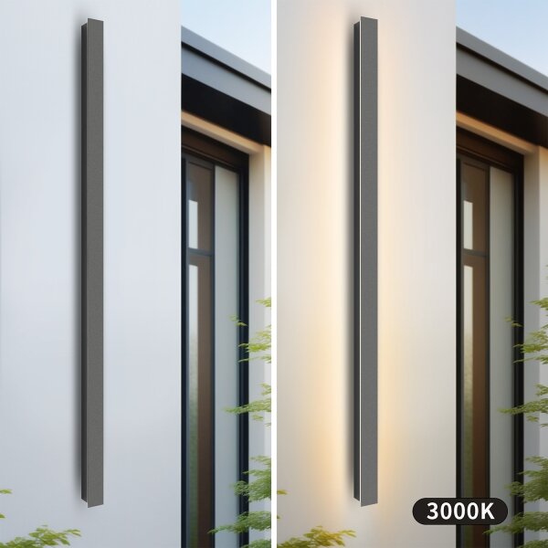 Brilagi - Applique da esterno LINEAR LED/32W/230V 3000K IP65 antracite