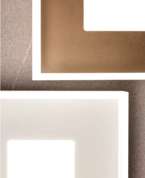 Redo 01-2000 - Plafoniera da soffitto dimmerabile MAYA LED/55W/230V 51x51 cm dorata