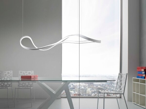 Redo 01-1531 - Lampadario LED su cavo NUBO LED/43W/230V bianco