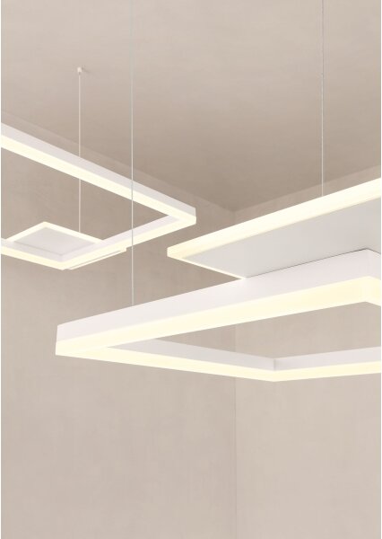 Redo 01-2614 - Lampadario LED dimmerabile a sospensione con cavo SIGUA LED/137W/230V CRI 90 bianco