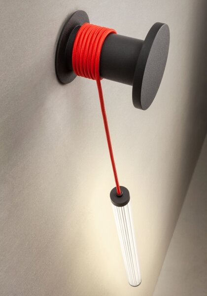 Redo 01-3302 - Lampada da parete LED dimmerabile SWING LED/9W/230V 3000/4000K CRI 90 nero