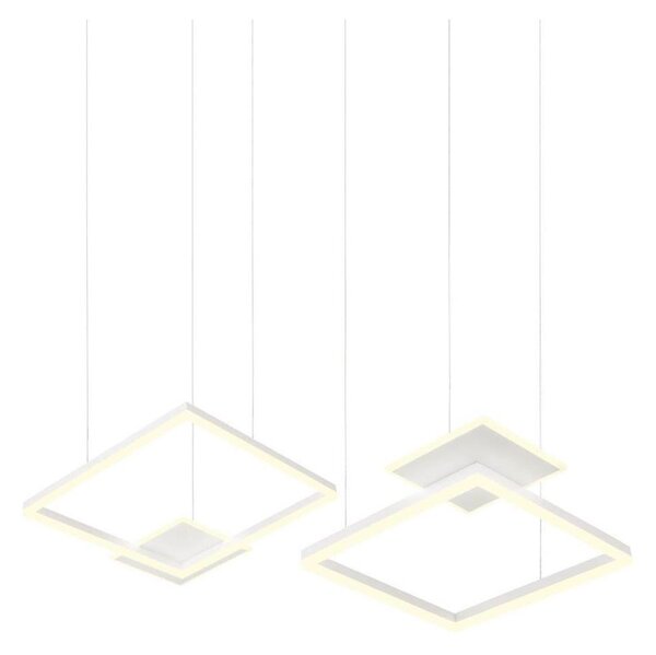 Redo 01-2614 - Lampadario LED dimmerabile a sospensione con cavo SIGUA LED/137W/230V CRI 90 bianco