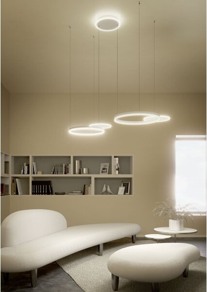 Redo 01-2608 - Lampada a sospensione dimmerabile a cavo SIGUA LED/114W/230V CRI 90 bianca