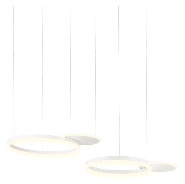 Redo 01-2605 - Lampadario a sospensione dimmerabile a cavo SIGUA LED/99W/230V CRI 90 bianco