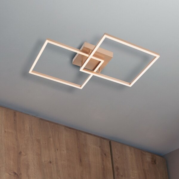 Redo 01-1643 - Plafoniera LED dimmerabile KLEE LED/57W/230V dorata