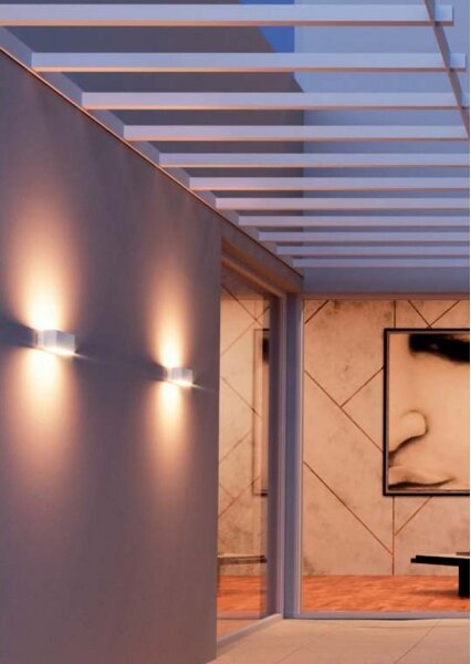 Redo 90095 - Applique da esterno PLANIT LED/10W/230V 3000K IP54 bianca