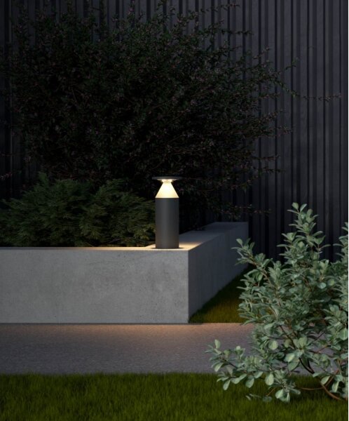 Redo 90589 - Lampada da esterno BIRO LED/12W/230V 3000K 30cm CRI90 IP65 antracite