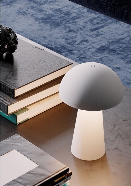 Redo 90438 - Lampada dimmerabile a LED con controllo touch KIRA, 4,7 W, 230 V, 2200 mAh, bianco