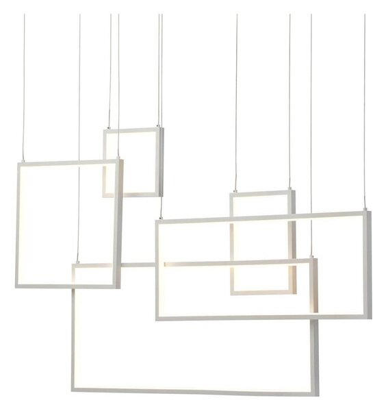 Redo 01-2316 - Lampadario dimmerabile a sospensione con cavo PLANA LED/80W/230V bianco