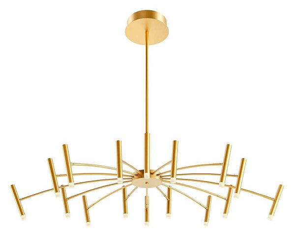 Redo 01-3450 - Lampadario LED dimmerabile a stelo RAYEN LED/80W/230V CRI 90 dorato