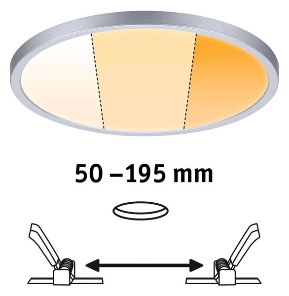 Paulmann 92992 - LED/16W IP44 Faretto da incasso per bagno AREO 230V