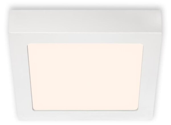 Briloner 7123-016 - Plafoniera a LED FIRE, 12W, 230V, 3000K, 17x17 cm, bianco
