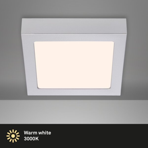 Briloner 7123-014 - FIRE Plafoniera LED LED/12W/230V 3000K 17x17cm