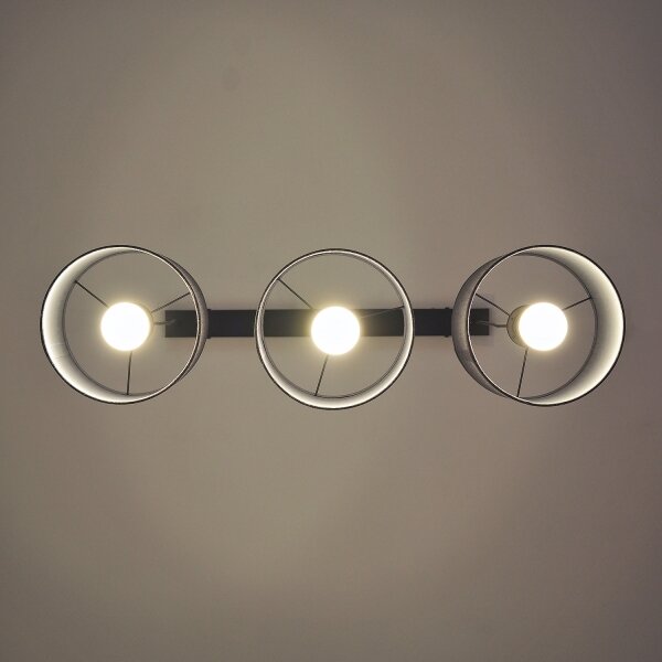 Lampadario a cavo ALBA 3xE27/15W/230V grigio