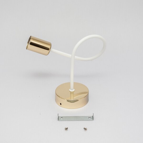 Lampada da parete OXFORD 1xE27/15W/230V oro/bianco